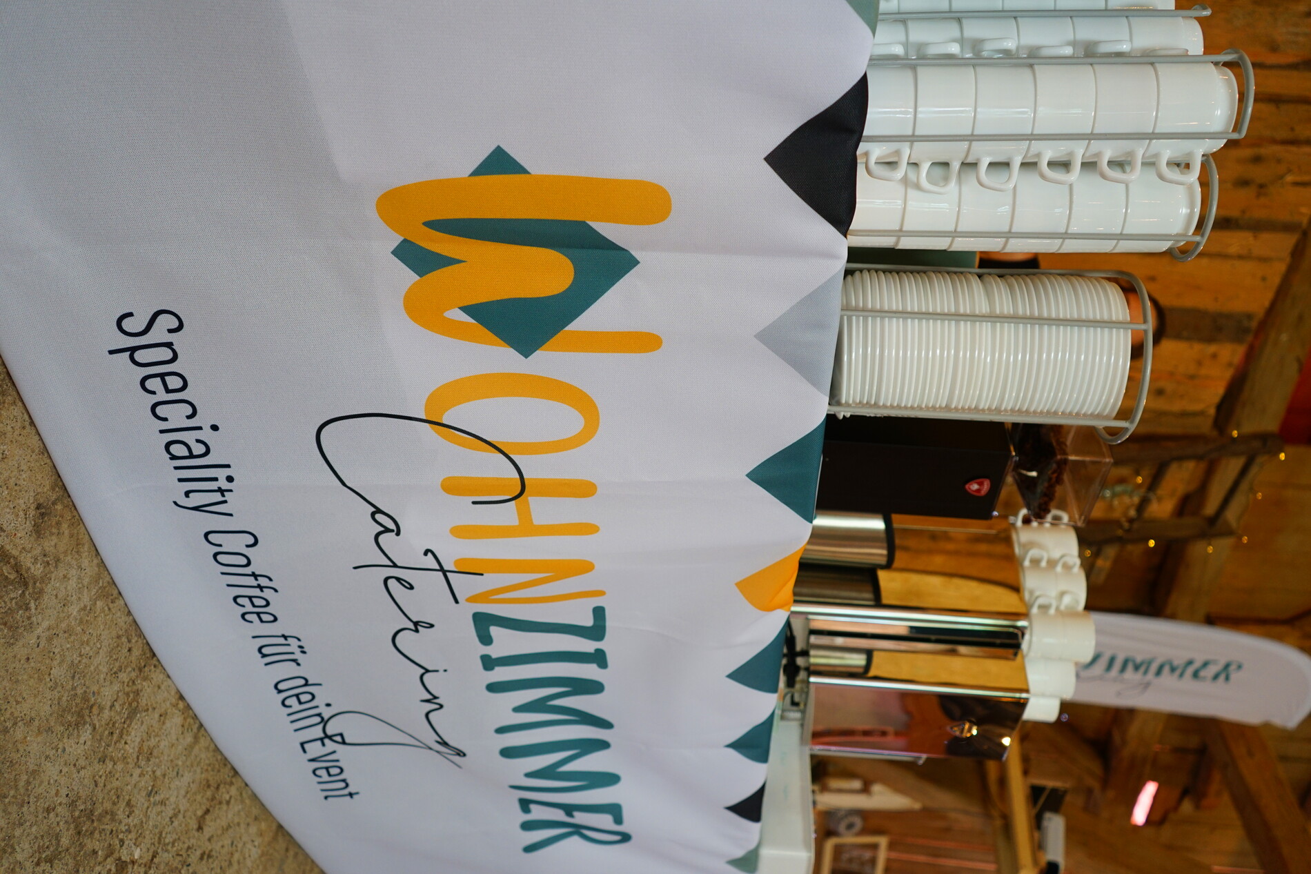 Wohnzimmer Kaffee-Catering bei einem Event